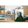 thumbnail image 2 of Ahgly Company Machine Washable Indoor Square Transitional Deep Emerald Green Area Rugs, 4' Square, 2 of 7