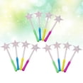 thumbnail image 2 of 12 varitas luminosas divertidas con forma de estrella, juguetes interesantes para fiestas infantiles (colores aleatorios)., 2 of 8