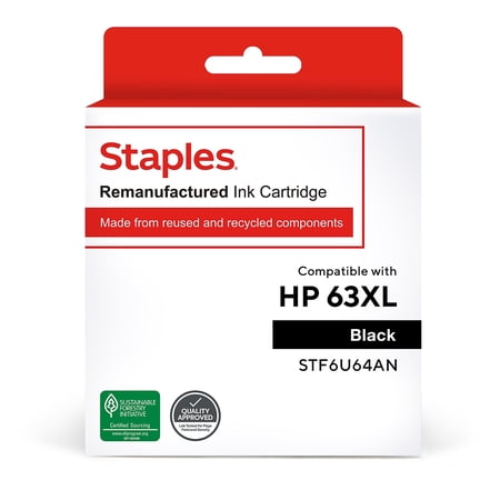 UPC: 0718103289016 | TRU RED Remanufactured Ink Cartridge Replacement for HP 63XL (Black) TRF6U64AN/SIH-R