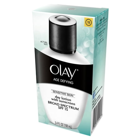 OLAY Age Defying Sensitive Skin Lotion, SPF15, 3.4 fl. oz.