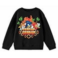 thumbnail image 3 of Bioworld Sonic The Hedgehog Modern Team Up Gear Up Youth Black Crew Neck Sweatshirt, 3 of 6
