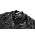 thumbnail image 6 of Kureaily Men's Vintage Motorcycle Jacket Motorbike Leather GENUINE MOTORCYCLE JACKETS FOR MEN, 6 of 7