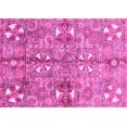 thumbnail image 1 of Ahgly Company Indoor Rectangle Abstract Pink Modern Area Rugs, 5' x 7', 1 of 4