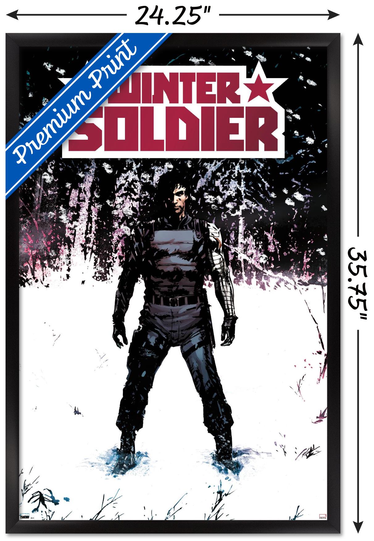 Marvel Comics - Winter Soldier - Winter Soldier #1 Wall Poster, 22.375" x 34", Framed