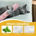 thumbnail image 3 of 3 Pack Catnip Toys,Soft and Durable Cat Pillows Toys, Crinkle Sound Catnip Catnip Toys,Indoor Interactive Cat Kicker Toy, Companion Toys for Cats (Gray Set), 3 of 10