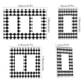 thumbnail image 2 of Yayeee Rocker Switch Wall Plate 2-Gang 4.7"x4.6" Home Decorative Outlet Cover, Black and White Geometric, 2 of 6