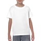 thumbnail image 2 of Gildan - Camiseta básica de manga corta Unisex Estilosa Suave Niños Niñas - Verano/Calor (Blanco), 2 of 2