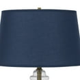 thumbnail image 2 of 30 Inch Metal Table Lamp, Glass Jar Base, Blue, Clear- Saltoro Sherpi, 2 of 5