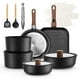 thumbnail image 1 of Juego de 20 Ollas y Sartenes Antiadherentes, Batería de Cocina con Mango Desmontable, Sartenes de Ceramica para Autocaravana, Apto para Inducción, Horno y Lavavajillas, 1 of 7