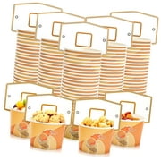 ANYWAY.GO 100 Pack Basketball-Themed Snack Cups, 8 oz Paper Party Supplies for Ice , Desserts, and Bowls, Perfect for Birthday Party Decor