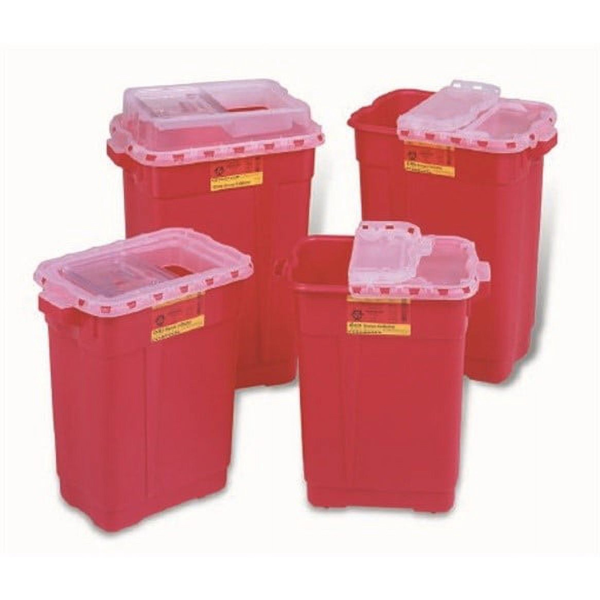 Becton Dickinson 305615, Sharps Container, Plastic, Red, 8/Case (443029_CS)