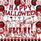 thumbnail image 1 of Kit de decoración para fiesta de Halloween, pancarta de feliz Halloween con sangre, suministros para el hogar, decoración de fiesta de Año Nuevo, fondo de Halloween, 1 of 5