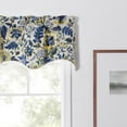 thumbnail image 3 of Ellis Curtain Regency Scallop Shaped 3" Rod Pocket Valances for Windows 50" x 15" Blue, 3 of 5