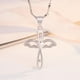 thumbnail image 4 of Collar Plata Ley 925 Dije Proteccion Amor Angel Cadena Mujer Xtellar plateado, 4 of 4