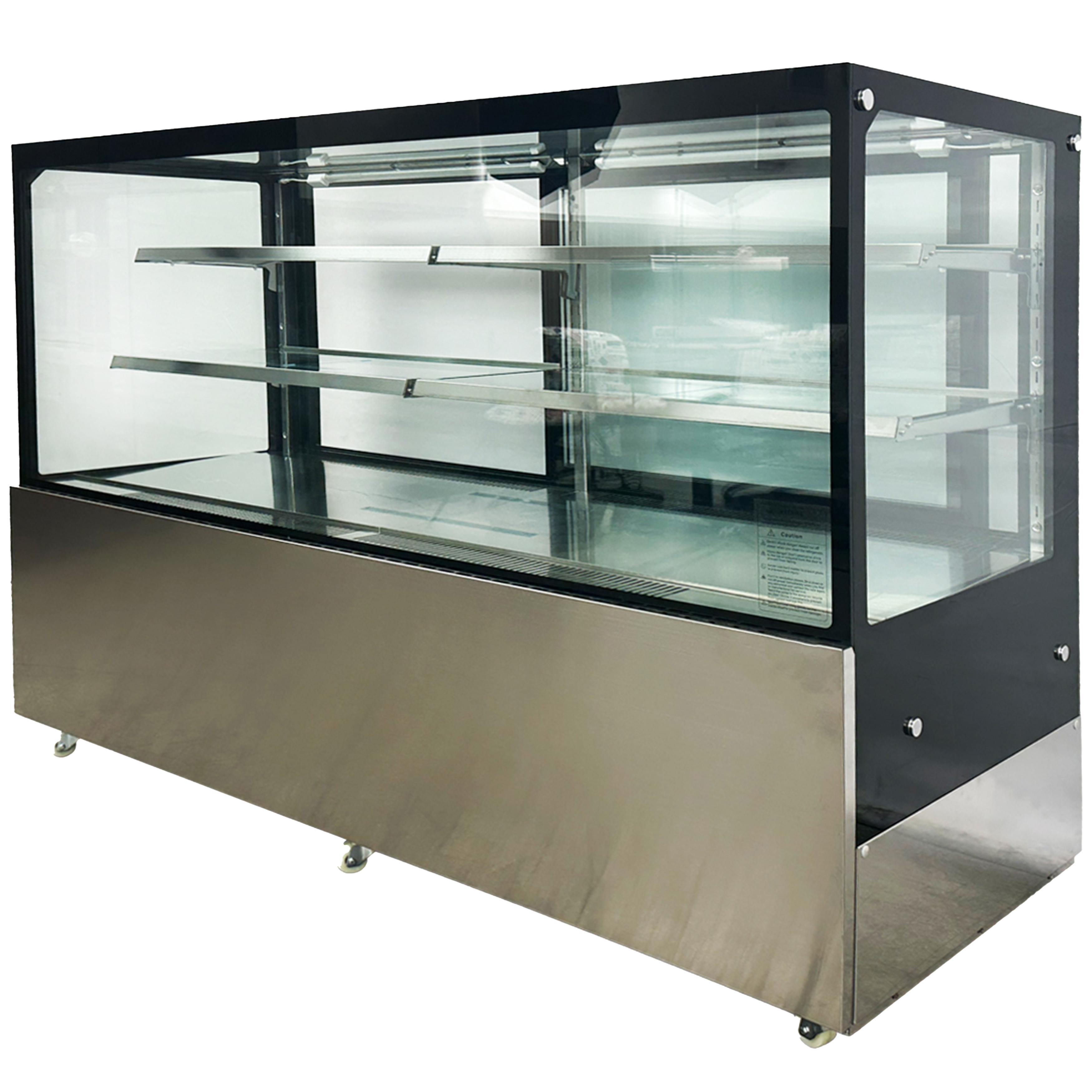 71 in. Refrigerated Bakery Display Cooler Case for Pastry Deli Upright 22.2 Cu.Ft. Cooler Glass Display Refrigerator, NSF ETL