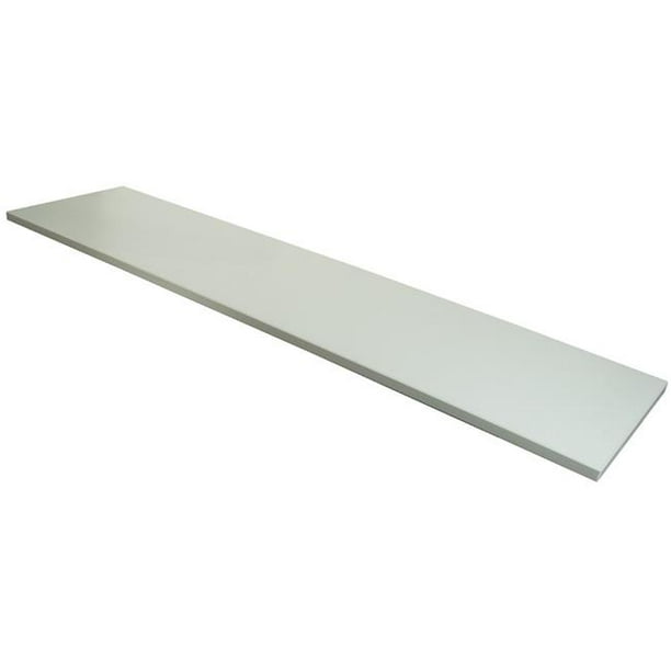 Econoco Melamine Shelf, 12" x 48", White (Pack of 4)