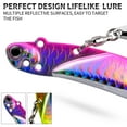 thumbnail image 5 of Long Casting Metal Sequin VIB Lure - Dog Rotating Jigging Iron Plate Fishing Bait, Ideal for Bass, Mimics Natural Prey, Hard Bait - 1 Pack, 5 of 9
