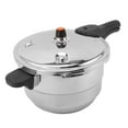 thumbnail image 1 of Stovetop Pressure Cooker, 80Kpa High Pressure Stewing Stainless Steel Pressure Canner With With Steaming Rack, Safe & Easy Pressure Cooker With Metal Lid For Gas Induction Cooker, 1 of 8