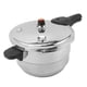 thumbnail image 2 of Olla a presión con rejilla para cocinar al vapor, de acero inoxidable, compatible con cocinas de inducción a gas, 5 l, 22 cm de diámetro interior., 2 of 14