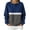Navy, variant on Maplenight Color Block Sweatshirt for Women Oversized Long Sleeve Henley Tops Casual Pullover Sweatshirts