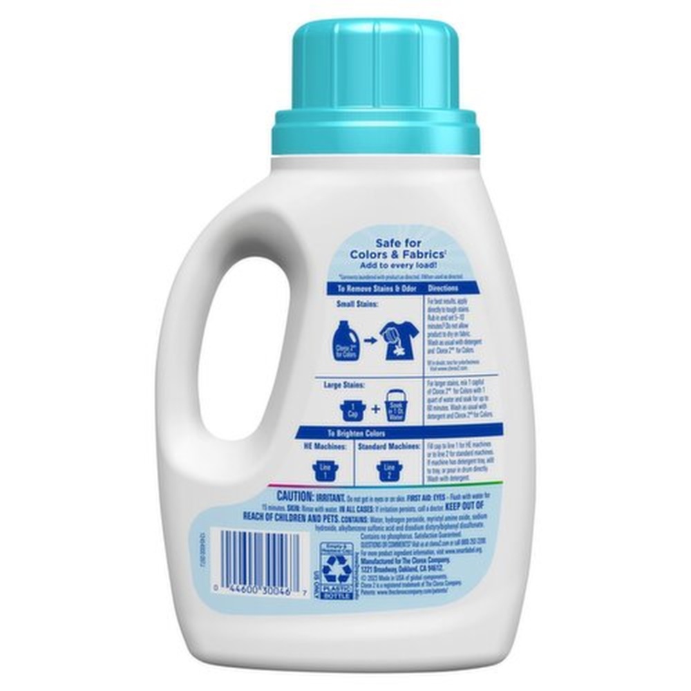 Clorox 2 for Colors Stain Remover, Free and Clear, 33 Fl Oz photo 3