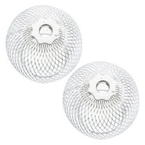 Zehuanyu 2pcs Small Lampshade Metal Light Globe Lamp Shade Protective Light Covers Pendant Lampshade Ceiling Fan Light Bulb Covers For Lamp Cage