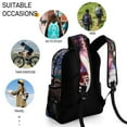 thumbnail image 4 of Demon Slayer Nezuko Backpack Bookbag Casual Daypack Travel Backpacks for Work Hiking Camping, 4 of 8