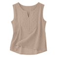 thumbnail image 3 of Pxiakgy Sleeveless Tops for Women Casual Clothes Trendy Fashion Outfits Flowy Tank Tops Basic Tees Lightweight Gauze Shirts Cute Spring Summer Tops for Women 2026 Boho Tops for Women Boho Shirts M, 3 of 5