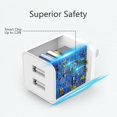 thumbnail image 2 of Cargador de pared USB iWTKENW de 2,4 A con doble puerto para iPhone y Samsung, 2 of 7