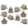 thumbnail image 6 of 1 CASE 480 PK Electrical Grounding Adapter 3 Prong Outlet to 2 Prong Plug AC ETL LISTED, 6 of 12