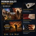 thumbnail image 3 of 250 Anniversary USA Flag 3x5 Ft Patriotic American Flag Double Sided ALWAYS REMEMBER OUR HEROES Freedom Isn't Free Patriotic Garden Flag Outdoor Veteran Flag for 4th of July Yard Porch Wall Decor, 3 of 6