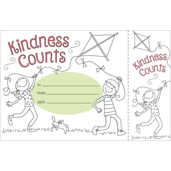 Barker Creek Color Me! Kindness Counts Awards & Bookmarks Set (BC432)