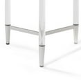 thumbnail image 4 of Mase 24 Inch Round Side End Table, Glass Top, Acrylic Legs, Steel Frame- Saltoro Sherpi, 4 of 5