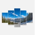 thumbnail image 2 of Austrian Alps Seen From Ski Slope - Landscape Canvas Art Print, 2 of 3
