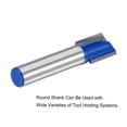 thumbnail image 4 of Unique Bargains 11mm Dia 8mm Shank Bottom Cleaning Router Bit 2 Flutes Carbide Tipped Cutter Uncoated for Woodworking, 4 of 5