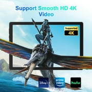 2K Vivid Tablet, Smooth HD 4K video 11 Android 14 Tablets, 18GB+128GB Octa Core Gaming Tablet, 3 Camera, Large 9000mAh, Hi-Res Stereo 4 Speakers, Split Screen, Face Recognition (Dark Gray)