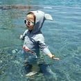thumbnail image 3 of Uccdo Toddler Boys Girls Cartoon One Piece Rashguard Swimsuits Kids Beach Sunsuit Swimwear 1-7T, 3 of 4