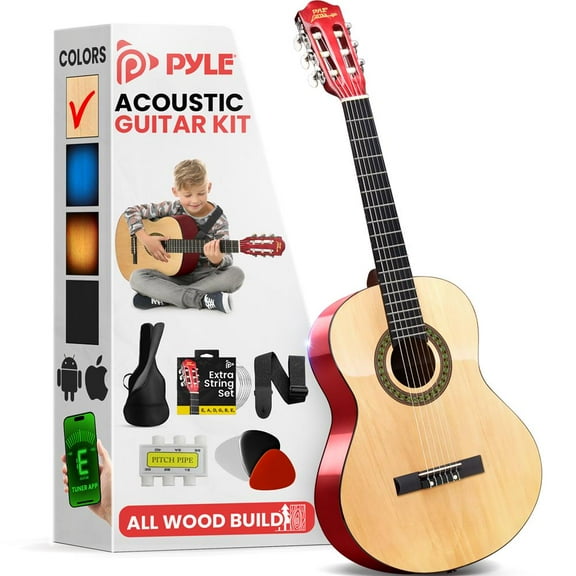 Pyle Pro Guitar 30" Beginner Acoustic Package