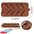 thumbnail image 3 of Moldes de silicona para chocolate para coche, molde de silicona para decoración de tartas, gelatina, caramelo, fondant, resina, 2 unidades, 3 of 5