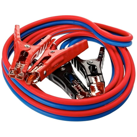 Super Heavy Duty 500 amp 6 gauge No Tangle Dual Construction Battery Booster Jumper Cables-Large for Cars Trucks Vehicles Automobiles((500 Amp 6 Gauge 12 Feet) & Travel Carry (Best American Made Jumper Cables)