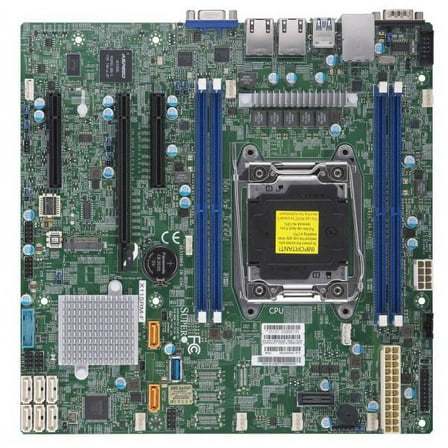 Supermicro X11SRM-F Motherboard - micro ATX - Intel C422 Chipset - Single Socket LGA-2066