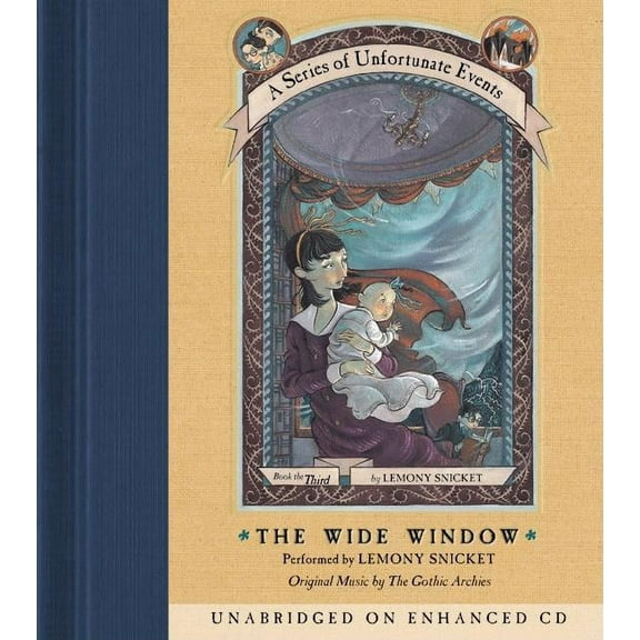 Series of Unfortunate Events The Wide Window, Book 03, (Audiobook)