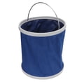 thumbnail image 3 of Cubo de pesca de 11L, cubo de pesca impermeable plegable multiusos para lavado de coches en la playa, almacenamiento al aire libre, 3 of 14