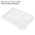 thumbnail image 2 of Uxcell 300 Mesh Paint Nylon Mesh Filter 118" x 39" Woven Net Sheet Mesh Filter Cloth for Paint Home Brewing Mesh Fabric, 2 of 6