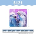 thumbnail image 2 of 10 Inch Wall Clock Battery Operated Silent Clock Decorative for Office, Kitchen, Outdoor, Living Room，Happy Dolphin Ocean Sea Water Colorful Pattern, 2 of 4