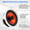 thumbnail image 3 of Parlantes Bluetooth de Techo Herdio 8" 400W Empotrables de 2 Vías, 3 of 9