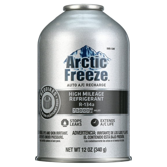Arctic Freeze Auto A/C Recharge High Mileage Refrigerant R-134 (12 Ounces)