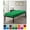 Kelly Green, variant on Gilbins Cot Size 30" x 75" Fitted Sheet, Made of Ultra Soft Cotton, Perfect for Camp Bunk Beds/RVs/Guest Beds Navy