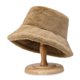 thumbnail image 1 of New Women Warm Thick Bucket Hats Cool Panama Lady Autumn Winter Outdoor Solid Color Fisherman Cap Hat For WomenOne Size He Qiyong unisex, 1 of 2