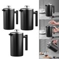 thumbnail image 4 of for French Press Coffee Maker Espresso Tea Pot Stainless Steel Brewed Double Wall, 4 of 8